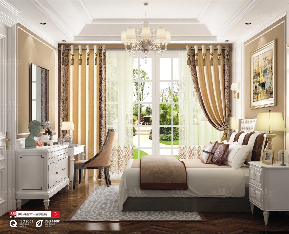 黄瓜成视频人APP-黄瓜视频搞黄版乡村风格卧室窗帘效果图